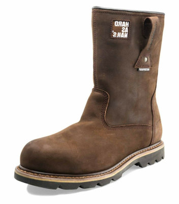 Buckler Brown Waterproof Rigger Safety Boots UK Size 11