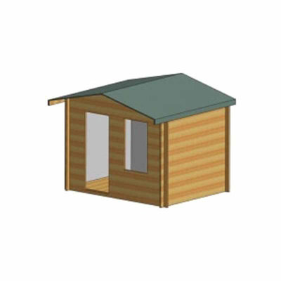 Bucknells 28 mm Log Cabin 12 x 10 Feet - 5