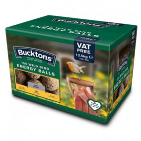 Bucktons Fat/Energy/Suet Balls, Pack of 150, green