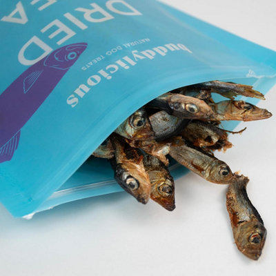 Buddylicious 100% Natural Sea Sprats Dog Treats GMO Free Gluten Free