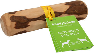 Buddylicious Dog Chew Treat Natural Olive Sticks Eco Olive Wood For Dog Chewing Large Dogs up to 30KG