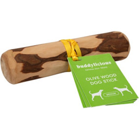 Buddylicious Dog Chew Treat Natural Olive Sticks Eco Olive Wood For Dog Chewing Large Dogs up to 30KG