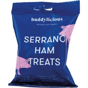 Buddylicious Natural Healthy Dog Treats Serrano Gluten Free Omega 6 & 9 - Ham