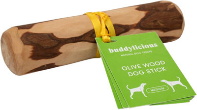 Buddylicious Natural Olive Sticks For Dogs Eco Olive Wood For Dog Chewing Large Dogs up to 30KG