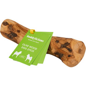 Buddylicious Natural Olive Sticks For Dogs Eco Olive Wood For Dog Chewing Safe Stick For Dogs Medium for Dogs upto 20KG