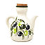 Buena Vida Hand Painted Olive Ceramic Kitchen Dining Oil Drizzler (H) 18cm