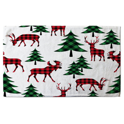 Buffalo plaid woodland (bath towel) / Default Title Price Comparisons | Compare The Build