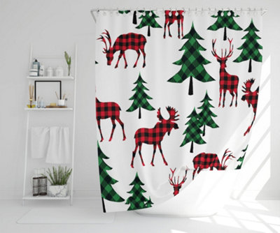 Buffalo plaid woodland (shower curtain) / Default Title Price Comparisons | Compare The Build