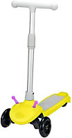 Bug Q5 Electric Kids e-Scooter 3 Wheel Ride On Adjustable Childrens E Scooter Foldable Handle Yellow E-Scooter