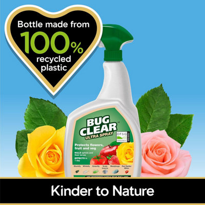 BugClear Fruit & Veg Ultra 800ml Ready to Use Insecticide for Edible ...