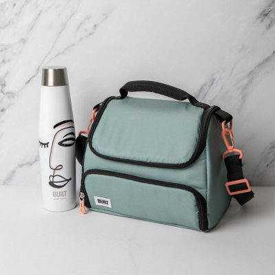 BUILT Lunch Box Set - 6L Lunch Bag, 1.05L Lunch Box with Cutlery, 490ml  Food Flask, Perfect Seal 540ml Teal Hydration Bottle