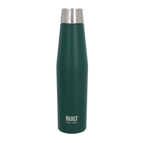 BUILT Apex 540ml Insulated Water Bottle, BPA-Free 18/8 Stainless Steel - Forest Green
