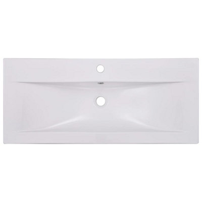 Built-in Basin 91x39.5x18.5 Cm Ceramic White