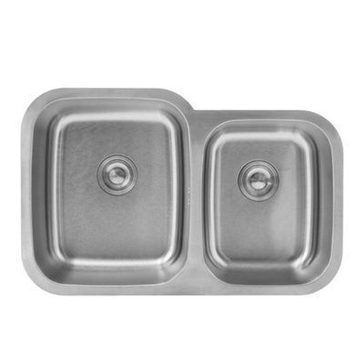 Built-In Stainless Steel Double Kitchen Sink