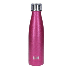 BUILT Perfect Seal 500 ml Insulated Water Bottle, Pink
