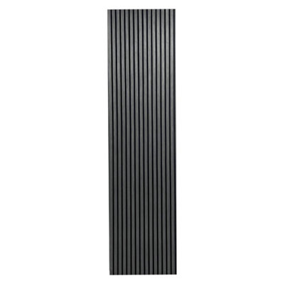 Built Right Acoustic Slat Wall Panels - Midnight Dark - 2400mm x 600mm
