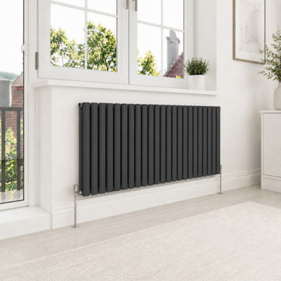 Built Right Designer Radiator Oval Panel Double Horizontal 600 x 1380
