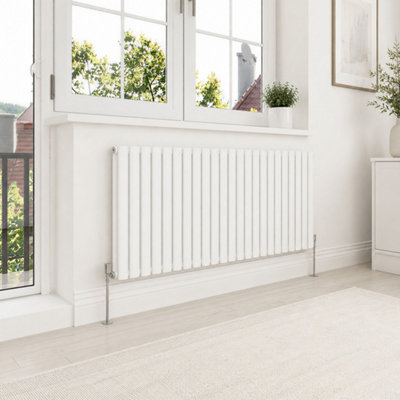 Built Right Designer Radiator Oval Panel Double Horizontal 600 x 1380
