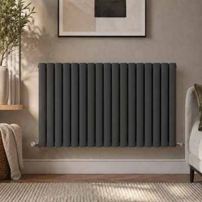 Built Right Designer Radiator Oval Panel Single Horizontal 600 x 1020
