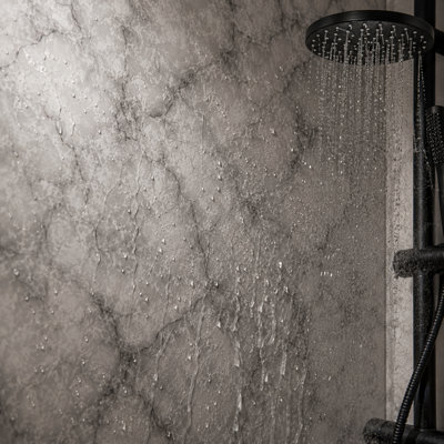 Built Right PVC Shower Wall Panels 1m x 2.4m Waterproof Bathroom Wall ...