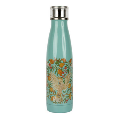 Built V&A 500ml Double Walled Stainless Steel Water Bottle Cockatoo