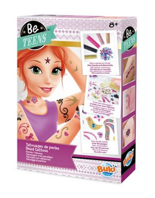 BUKI BE005 Be Teens Strickring Set – Lern-Set Für Anfänger Mit Wolle, Nadeln & Anleitung Für Schal, Stirnband & Hausschuhe
