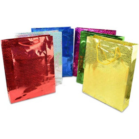 Bulk Buy Wholesale 12pcs Assorted Colours Holographic Gifts Large Size Christmas Birthday Present