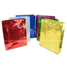 Bulk Buy Wholesale 4pcs Assorted Colours Holographic Gifts Large Size Christmas Birthday Present