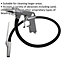 BULK FEED Sandblasting Gun - 6mm Nozzle Sand Chilled Iron & Glass - 1m Grit Hose