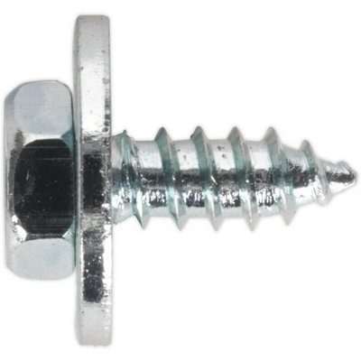 Bulk Pack of 100 M10 x 3/4 Inch Acme Screws with Captive Washers - Zinc Plated Fasteners Price Comparisons | Compare The Build