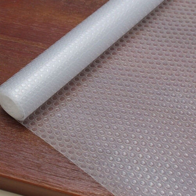 Bulk Roll - 45cm x 500cm Flexible Transparent Waterproof Drawer Shelf Liner Mat