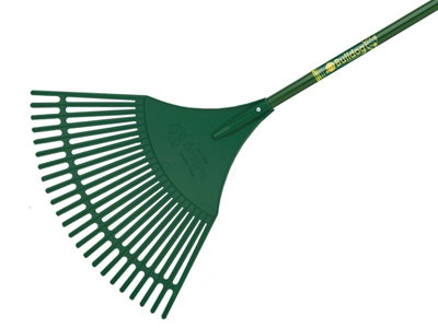 Bulldog 7128775480 Evergreen Plastic Leaf Rake Aluminium Shaft BUL7128