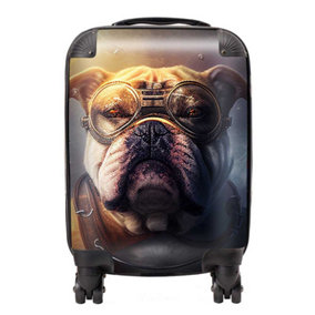 Bulldog Splashart Golden Suitcase - Mini Cabin