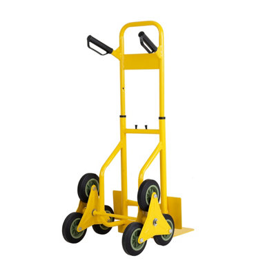 BULLDOZER 200kg Hand Truck For Stairs Tri-Star Wheel Footplate Adjustable - 6