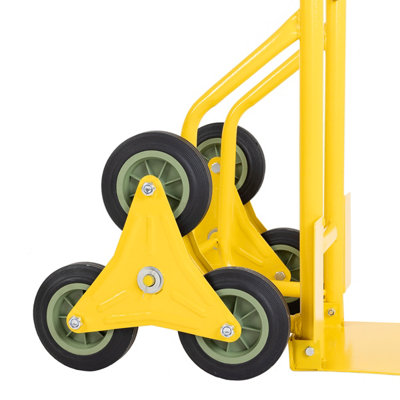 BULLDOZER 200kg Hand Truck For Stairs Tri-Star Wheel Footplate Adjustable - 8