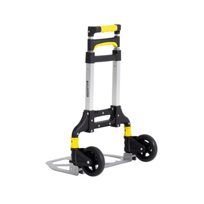 BULLDOZER 70kg Foldable Hand Truck Trolley Height Adjustable Handle Compact - 7