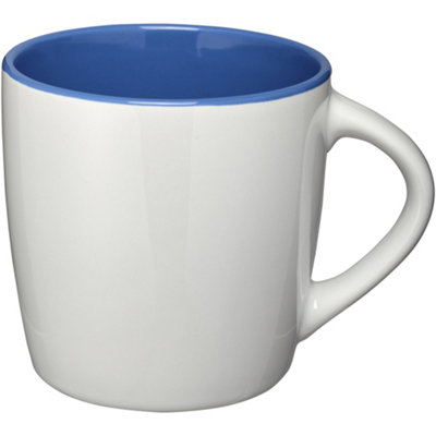 Bullet Aztec Ceramic Mug White/Royal Blue (8.4 x 8.8 cm)