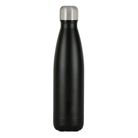Bullet Cove Stainless Steel Water Bottle Black/Silver (One Size)