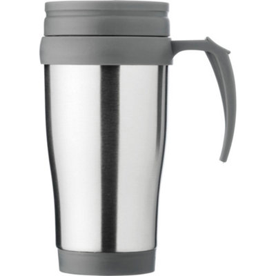 Bullet Sanibel Insulated Mug Silver/Grey (12 x 18 x 8 cm)