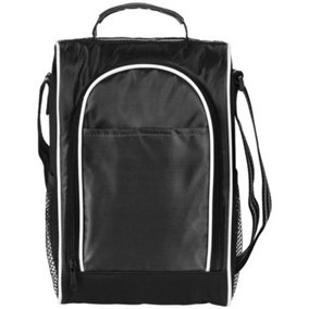 Bullet Sporty Insulated Lunch Cooler Bag Solid Black (One Size)
