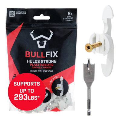 Bullfix Extra Heavy Duty Plasterboard Fixings - Starter Kit | DIY At B&Q