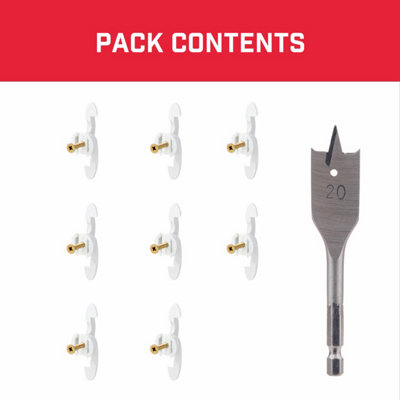 Bullfix Extra Heavy Duty Plasterboard Fixings - Starter Kit - 6