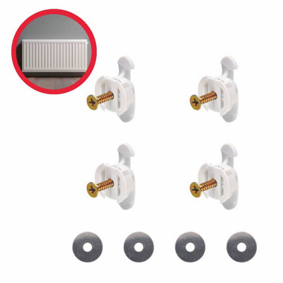 Bullfix Radiator Hanging Kit for Plasterboard, 4 fixings