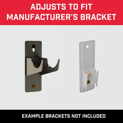 Bullfix Radiator Support Bracket, Medium, White for Installing Column ...