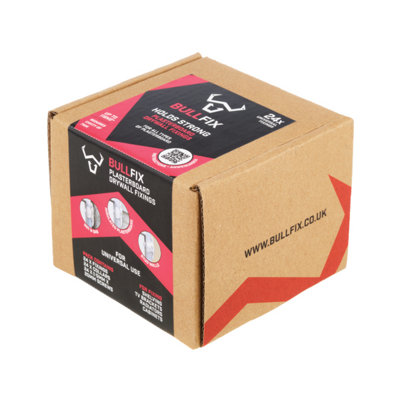 Bullfix Universal Heavy Duty Plasterboard Fixings Pack of 24