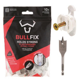 Bullfix Universal Heavy Duty Plasterboard Fixings - Starter Kit