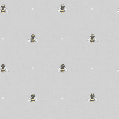Bumble Bee Dot Wallpaper In Grey