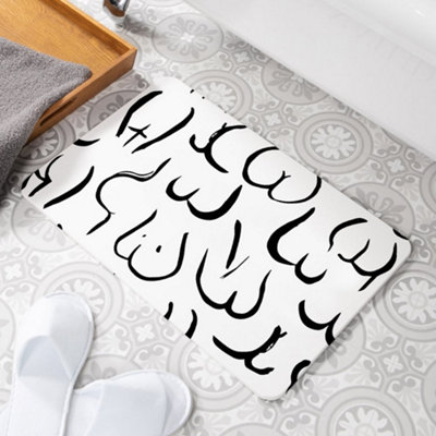 Bums Stone Non Slip Bath Mat - Quick Dry Bath Mats For Bathroom