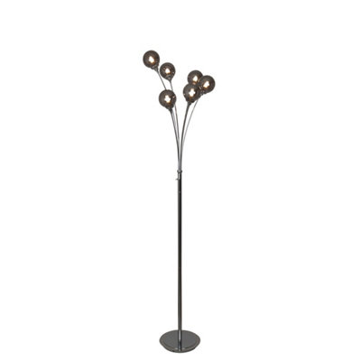 Bungo Polish Chrome Floor Lamp