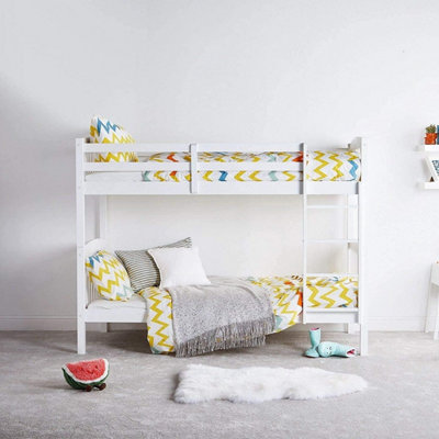 Bunkbed for Kids - Space-Saving, Durable, and Customisable Bunkbed for Kids, (White, 3ft)